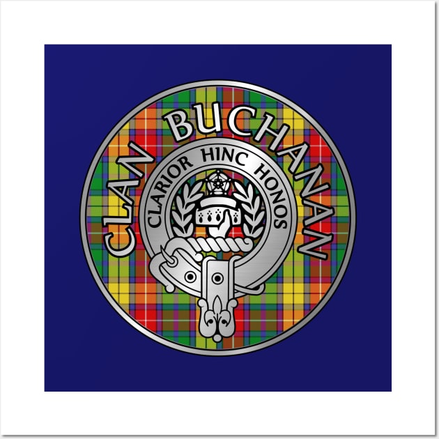 Clan Buchanan Crest & Tartan Wall Art by Taylor'd Designs